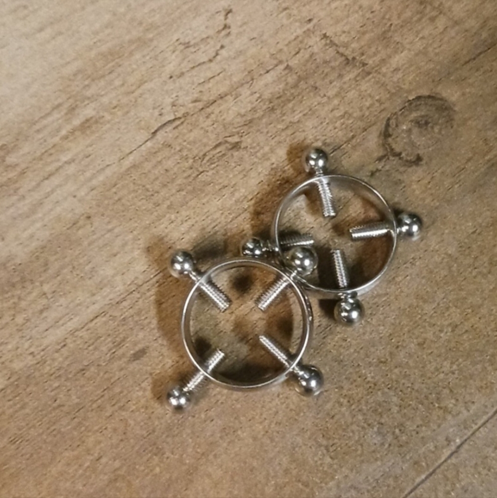 Non Piercing Nipple Rings - Picture 2 of 3